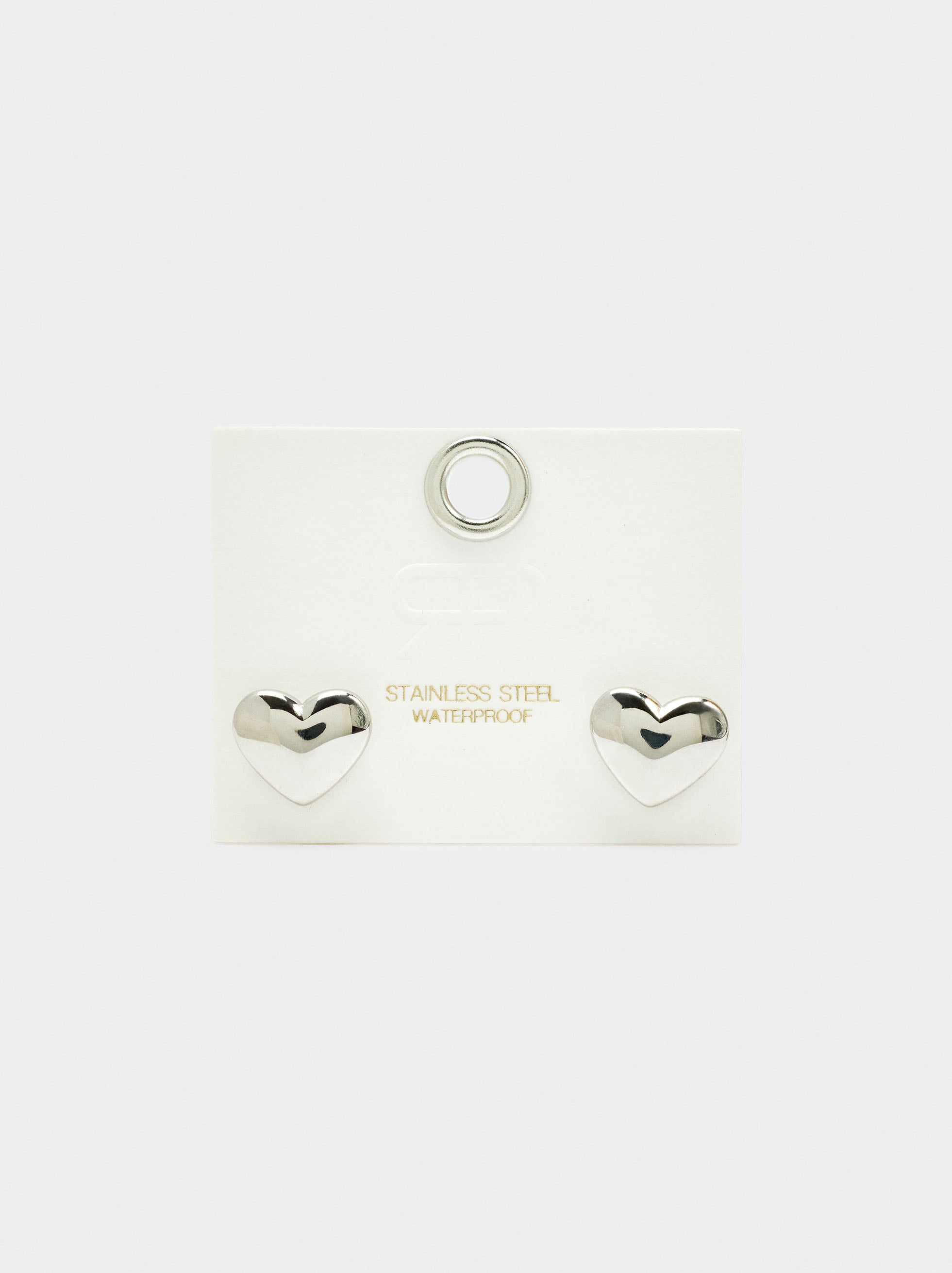 Pendientes Corazones - Acero Inoxidable