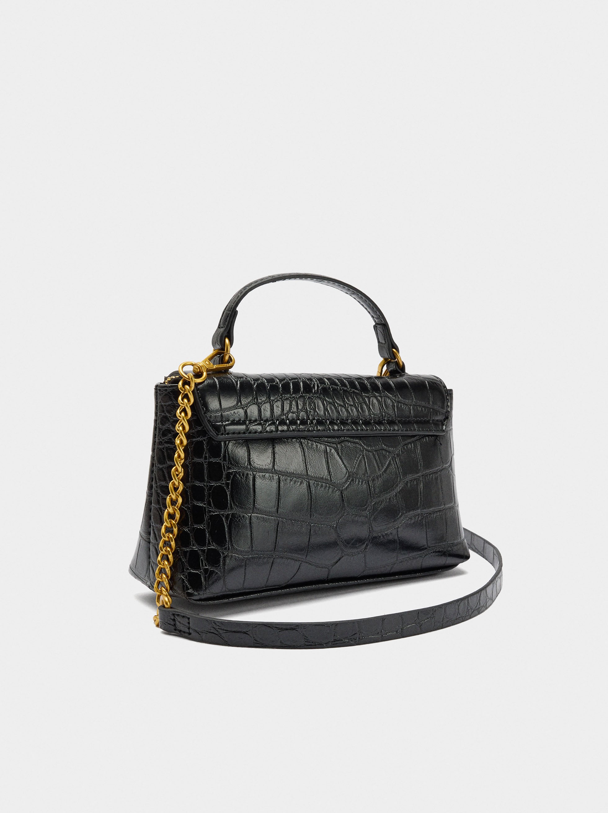 Bolso De Fiesta Con Grabado Animal