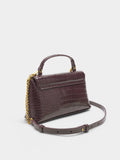 Bolso De Fiesta Con Grabado Animal