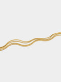 Multicollar Con Cadena De Serpiente - Acero Inoxidable