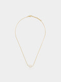 Collar Con Perla De Agua Dulce - Acero Inoxidable