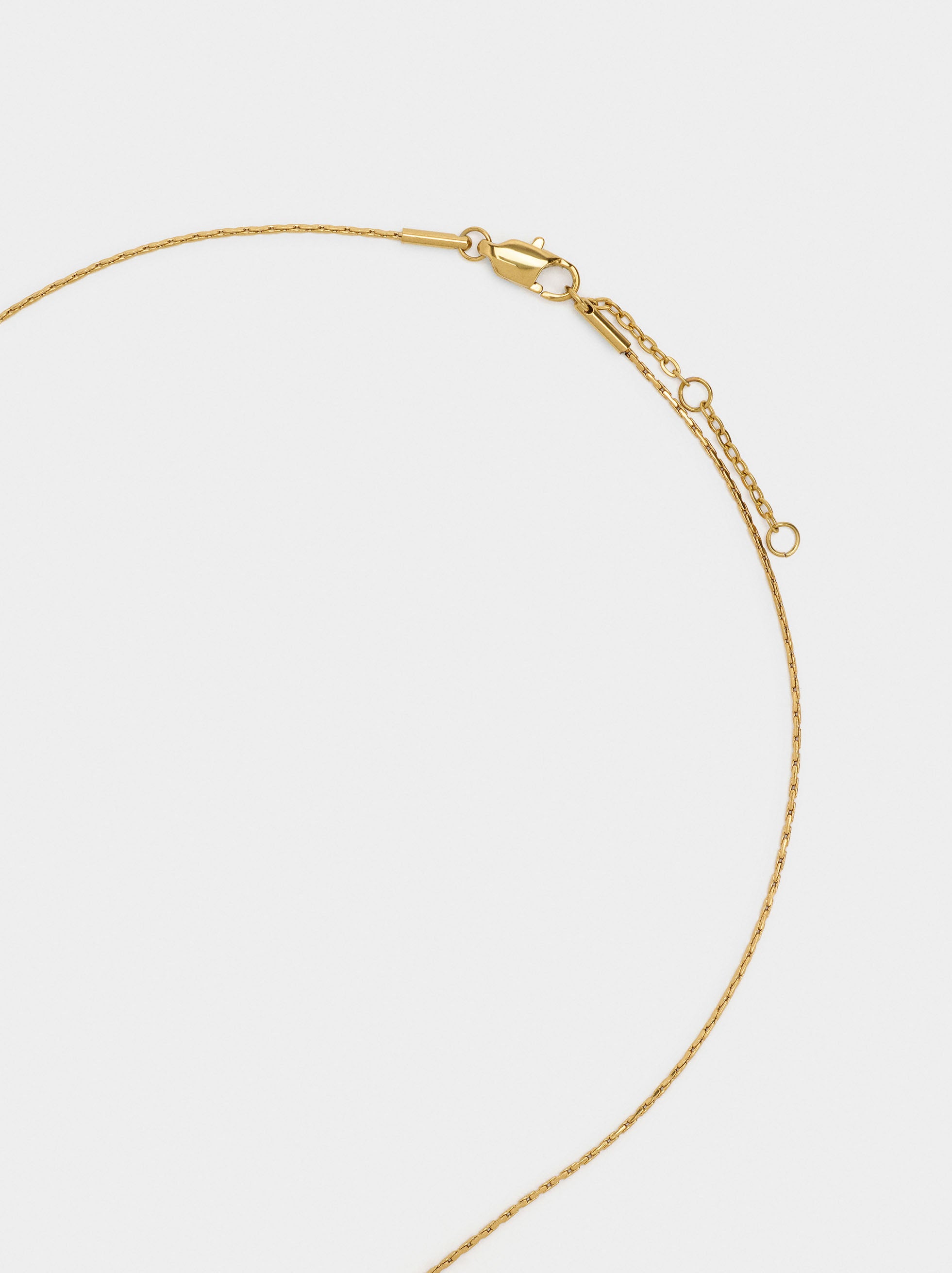 Collar Con Perla De Agua Dulce - Acero Inoxidable