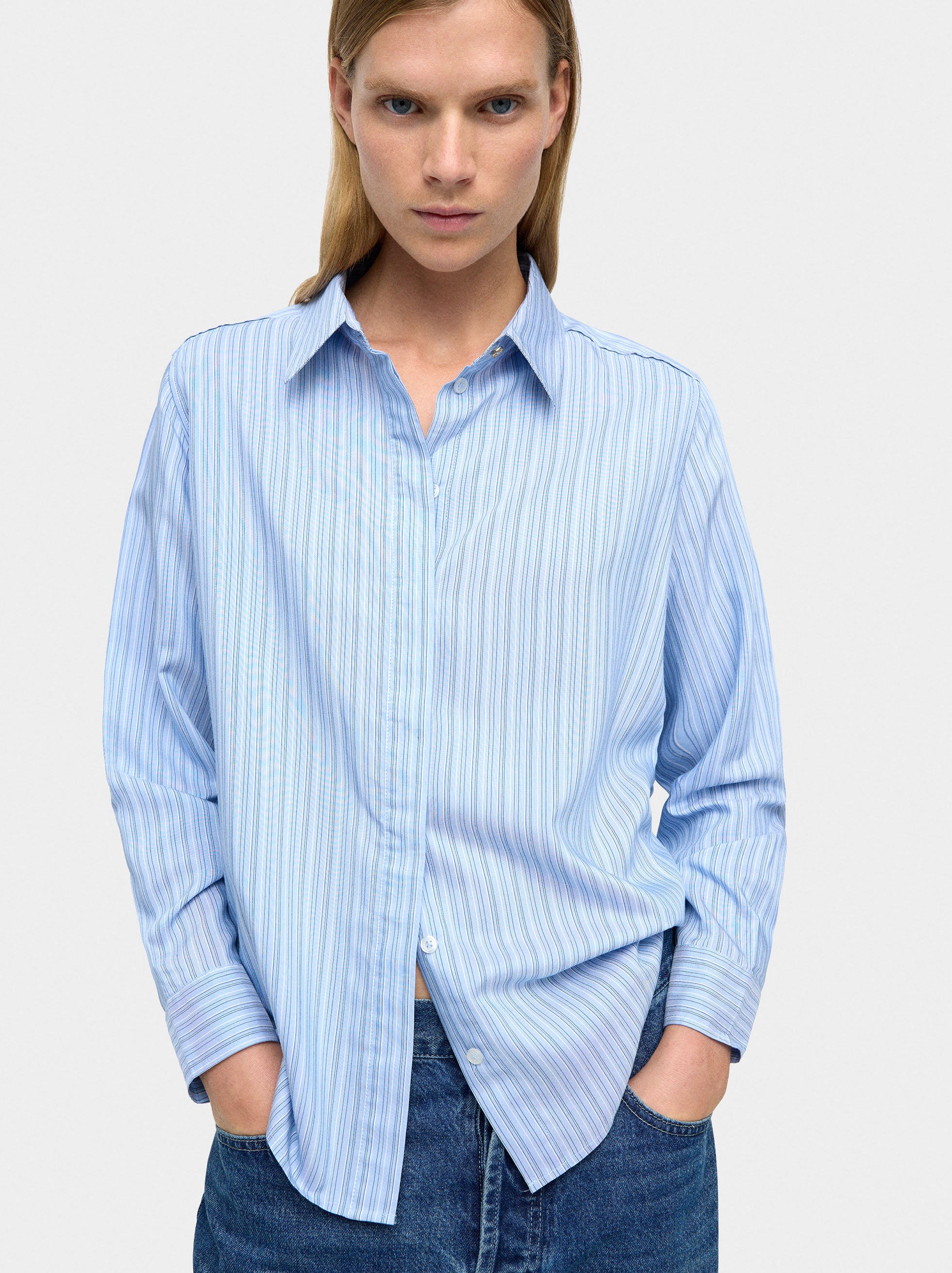 Camisa Con Raya Diplomática
