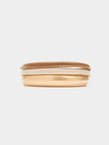 Set De Pulseras Efecto Piel