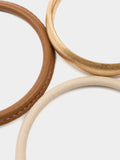Set De Pulseras Efecto Piel