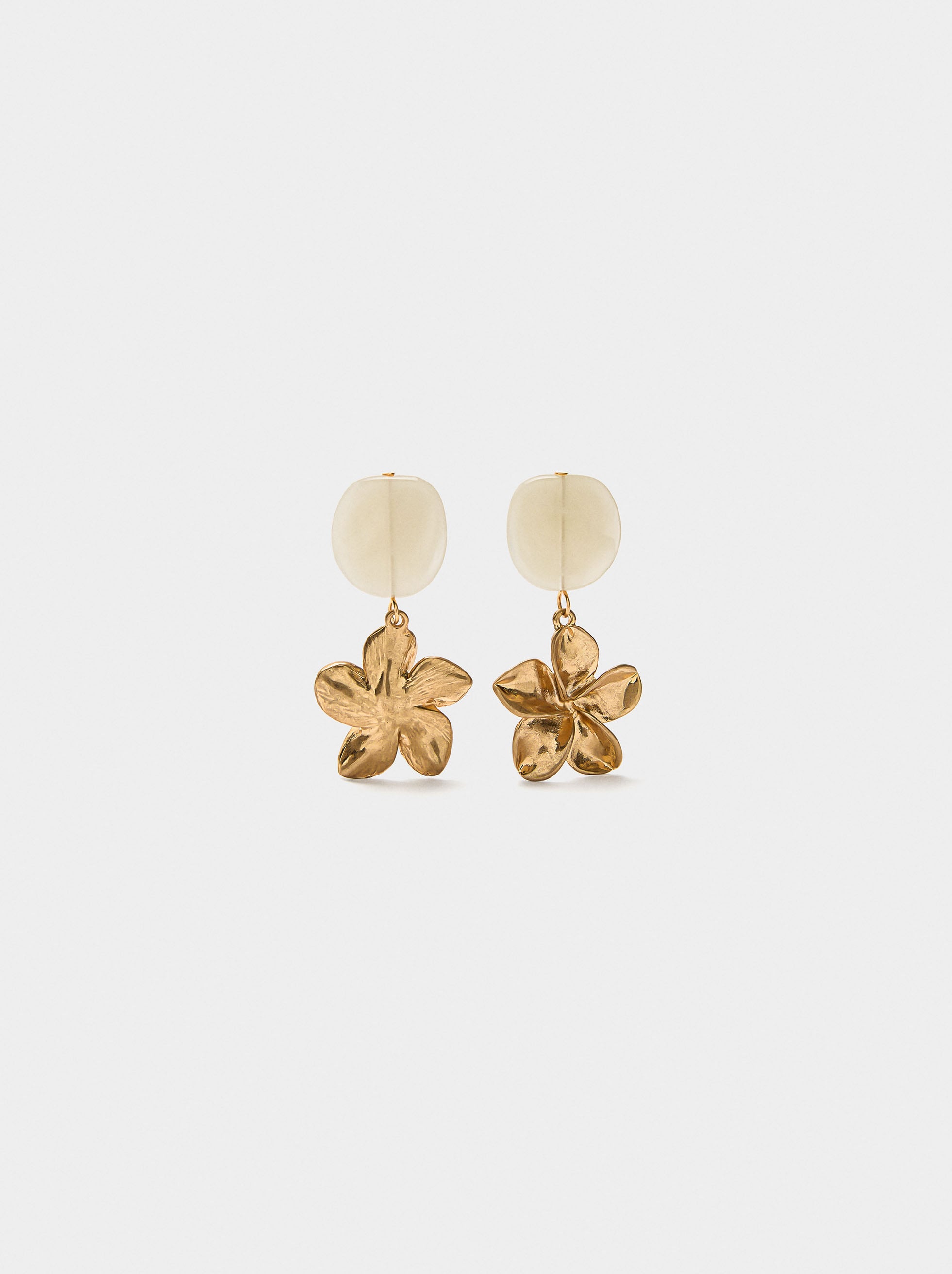 Pendientes Con Flor