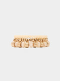 Set De Pulseras Elásticas Efecto Piedra