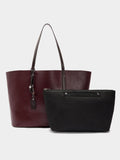 Bolso Shopper Reversible Con Bolsa Extraíble L