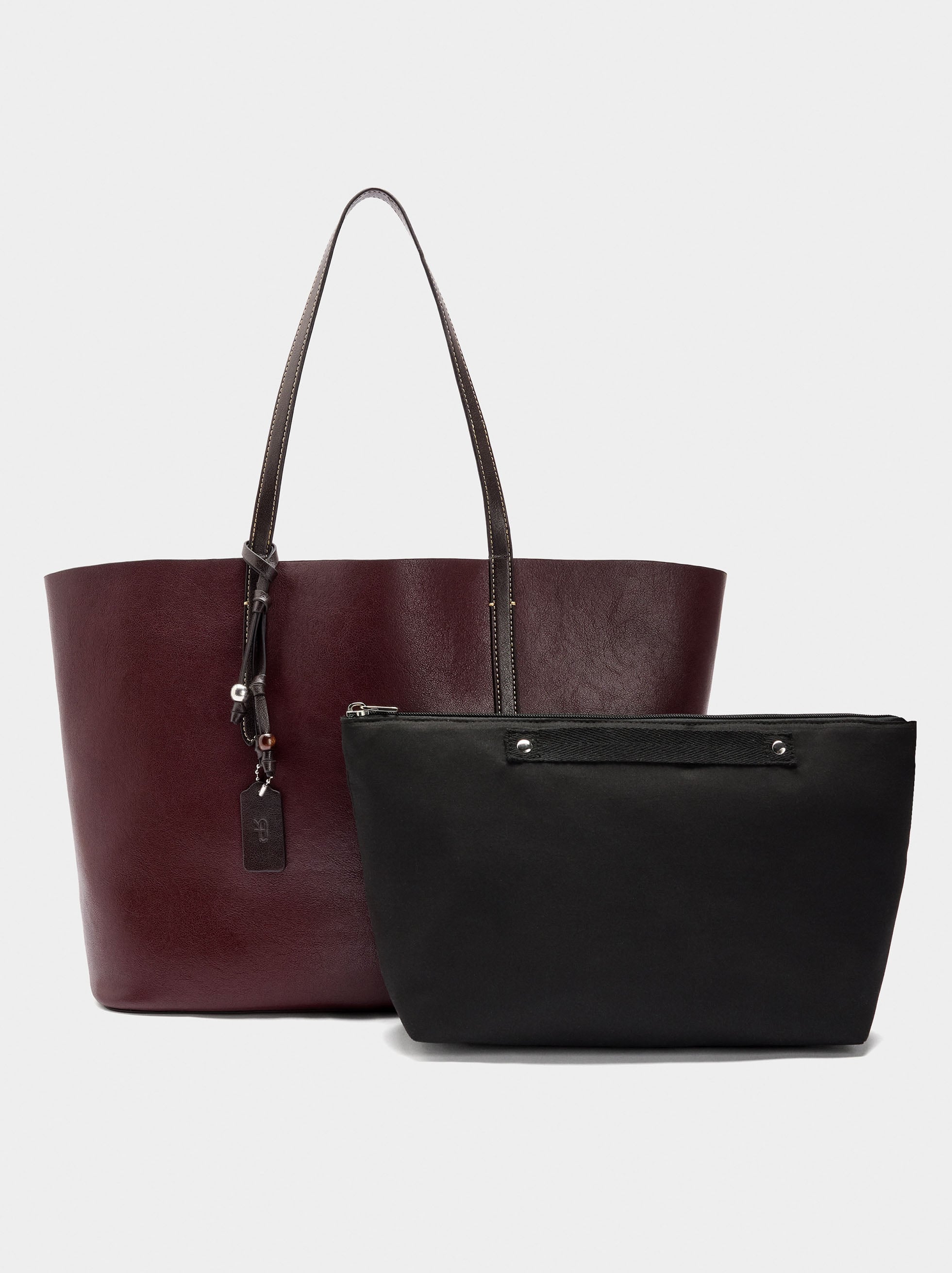 Bolso Shopper Reversible Con Bolsa Extraíble L