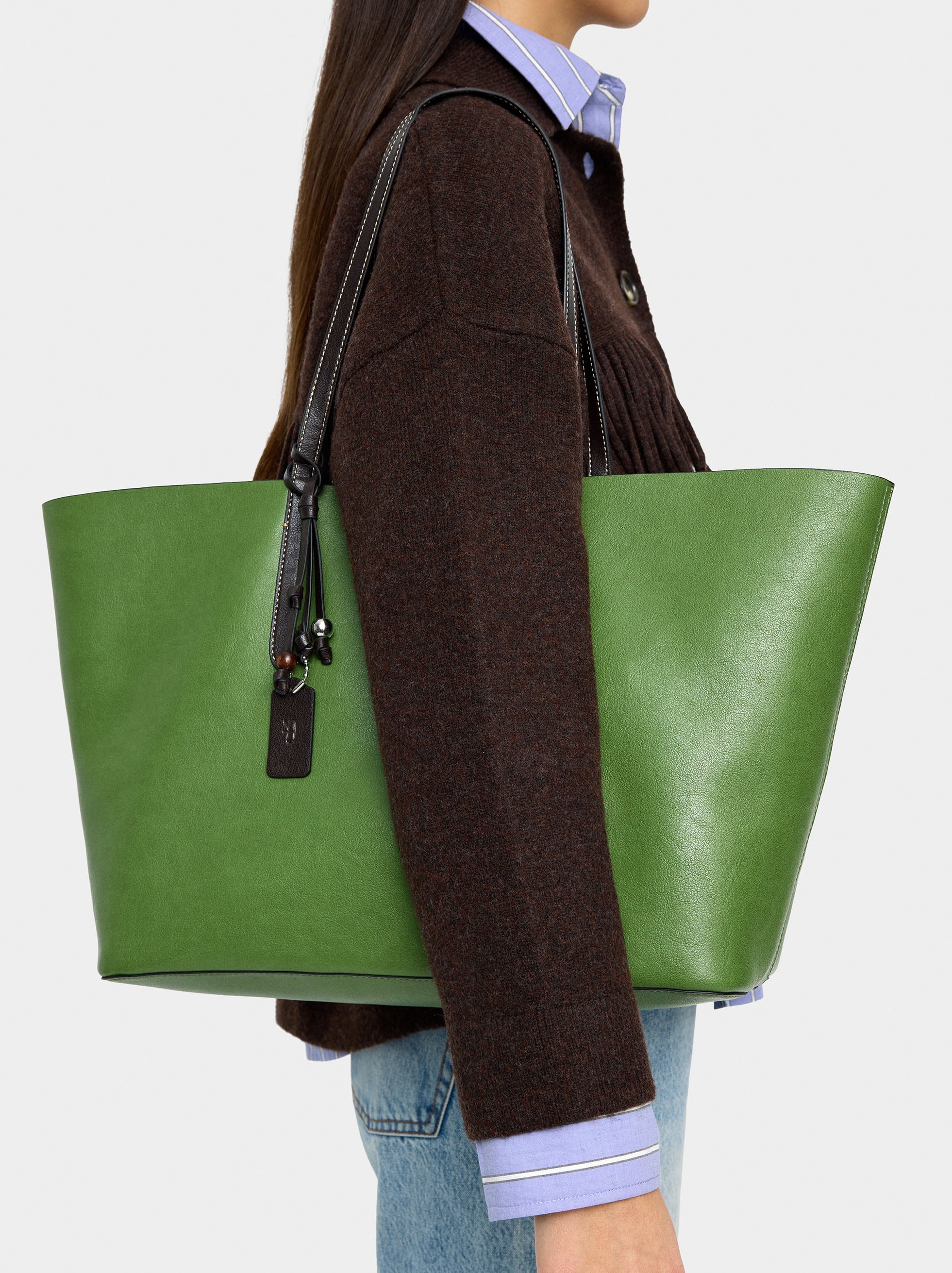 Bolso Shopper Reversible Con Bolsa Extraíble L