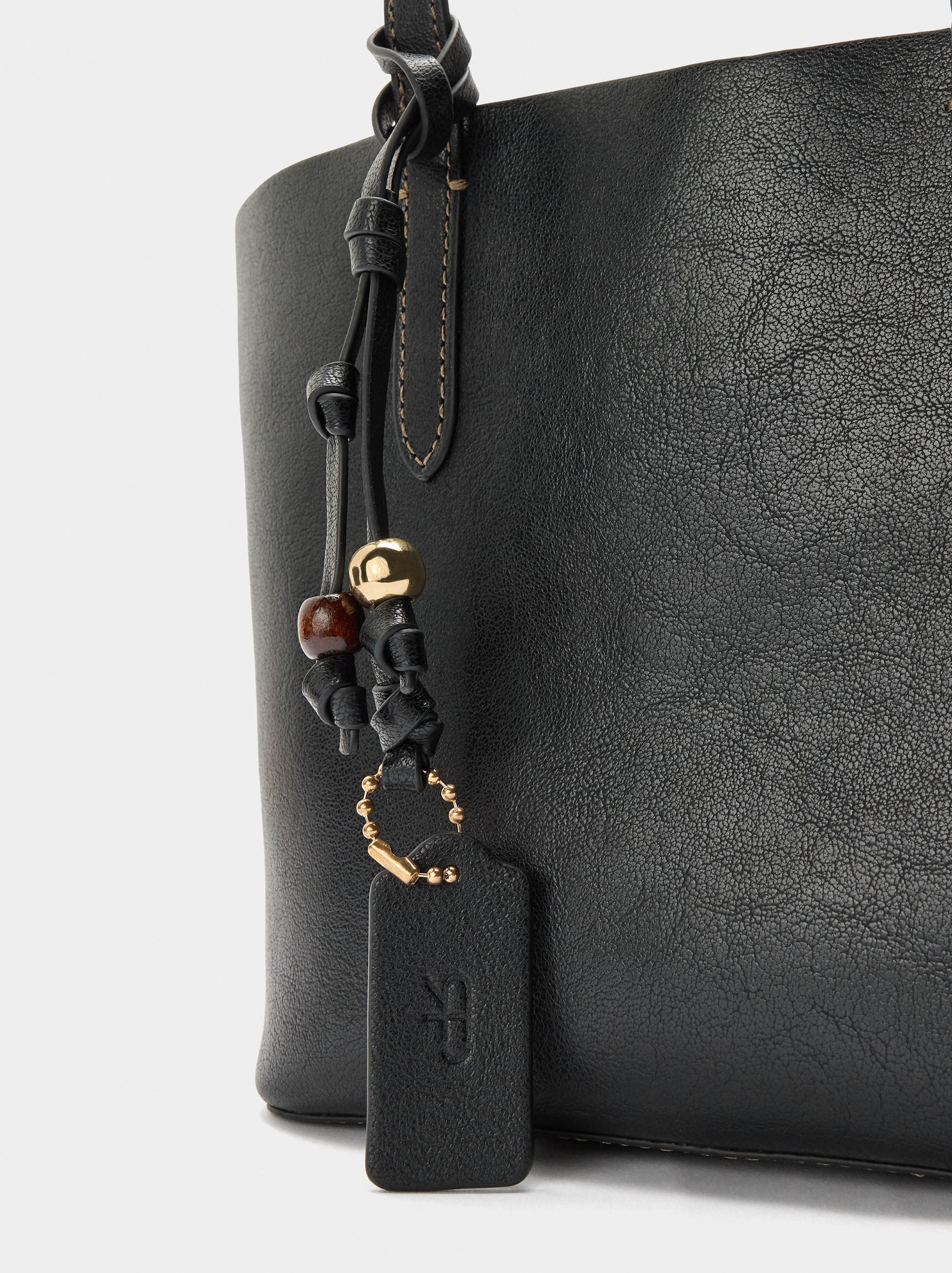 Bolso Shopper Reversible Con Bolsa Extraíble M