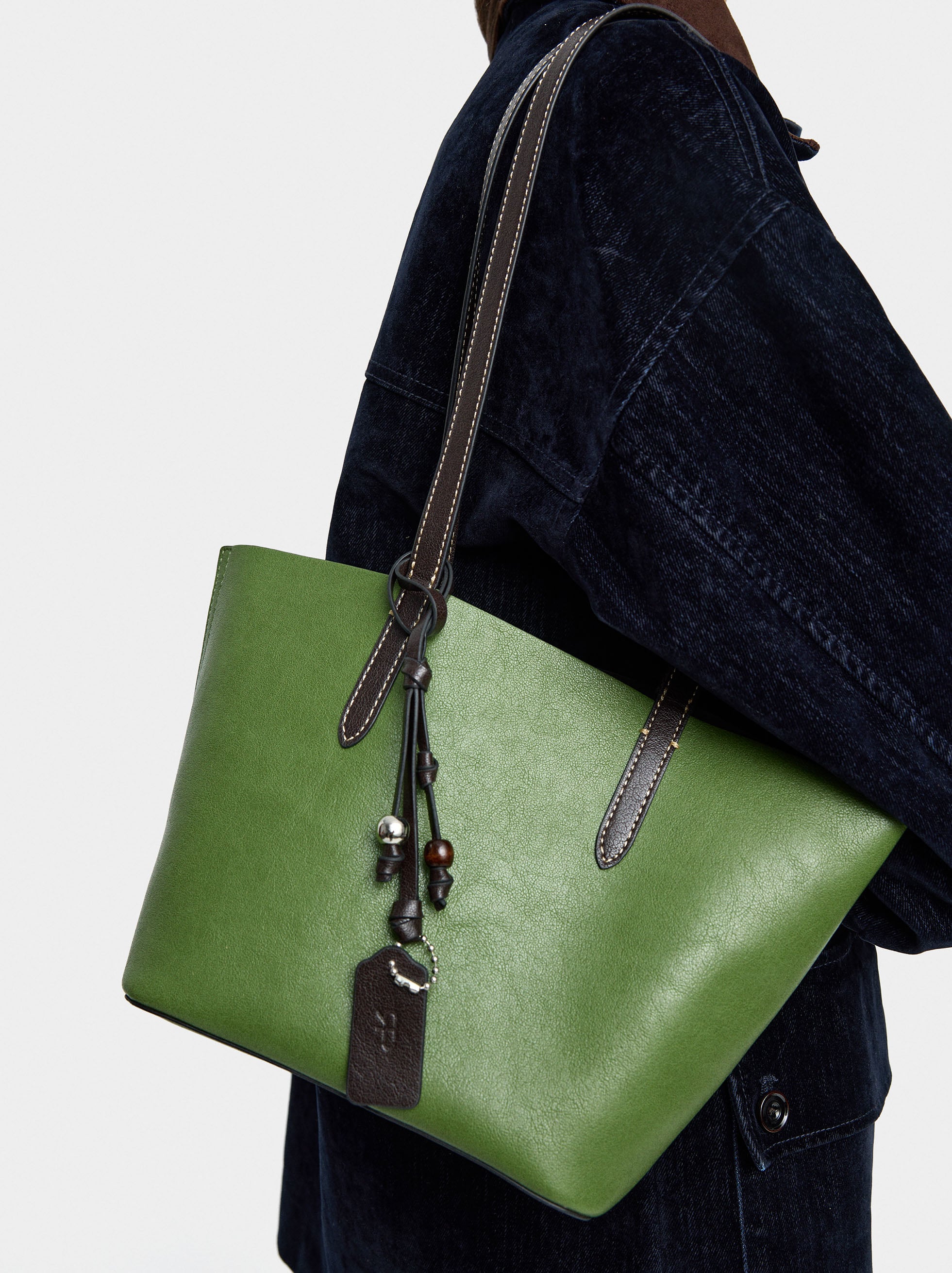 Bolso Shopper Reversible Con Bolsa Extraíble M