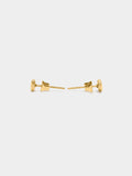 Set De Collar Con Pendientes Corazones - Acero Inoxidable