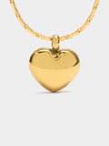 Set De Collar Con Pendientes Corazones - Acero Inoxidable