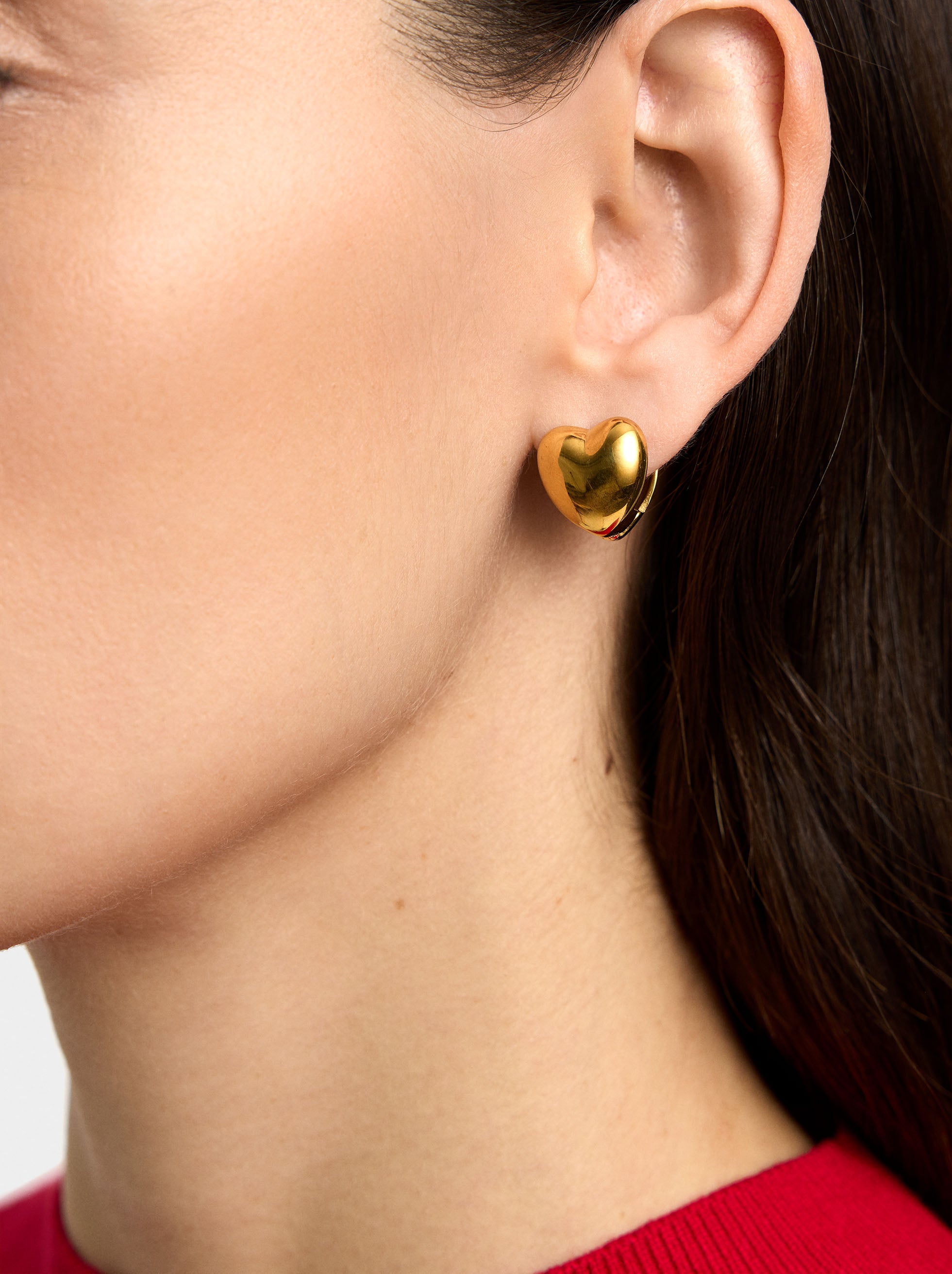 Pendientes Corazones - Acero Inoxidable