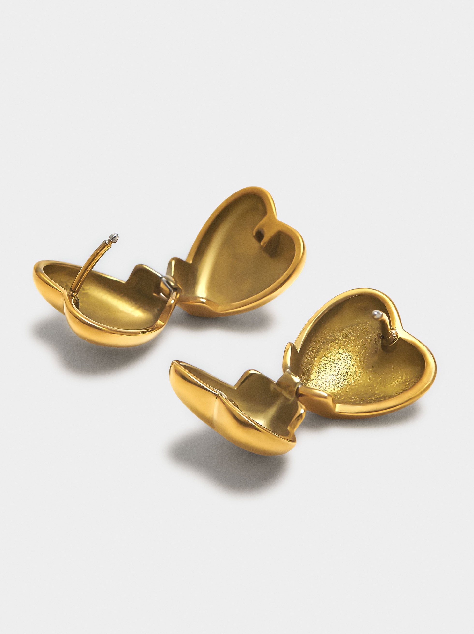 Pendientes Corazones - Acero Inoxidable
