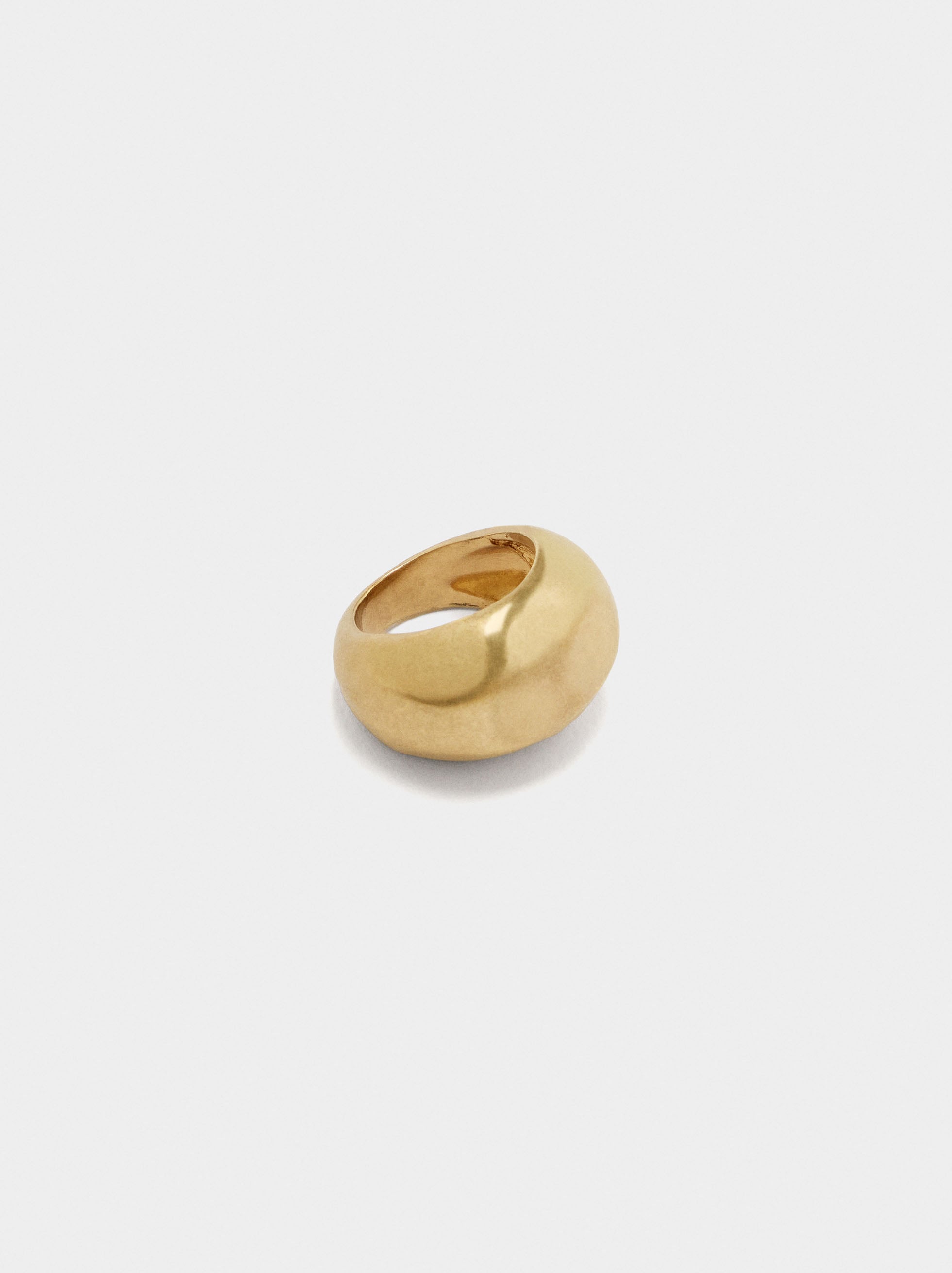 Anillo Redondeado Facetado