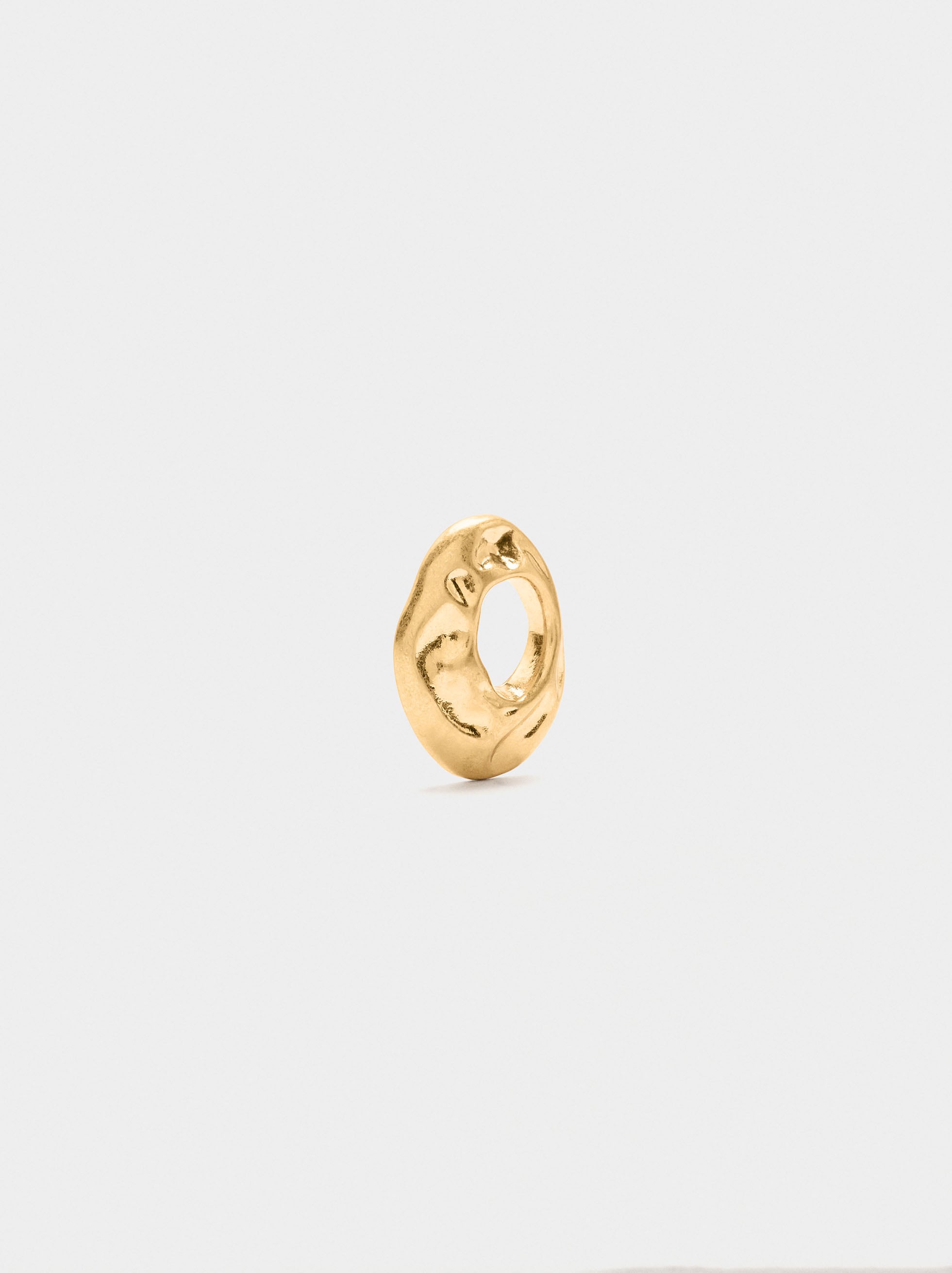 Pendientes De Aro Irregular