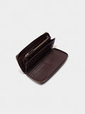 Cartera Con Textura Y Cierre De Cremallera