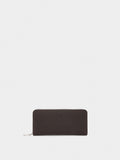 Cartera De Textura Suave Con Cremallera