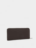 Cartera De Textura Suave Con Cremallera