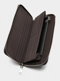 Cartera De Textura Suave Con Cremallera