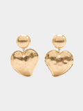 Pendientes Corazón Con Relieve