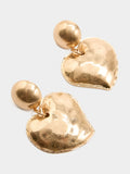 Pendientes Corazón Con Relieve