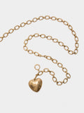 Collar De Eslabones Colgante Corazón