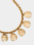 Collar De Eslabones Colgantes Ovalados