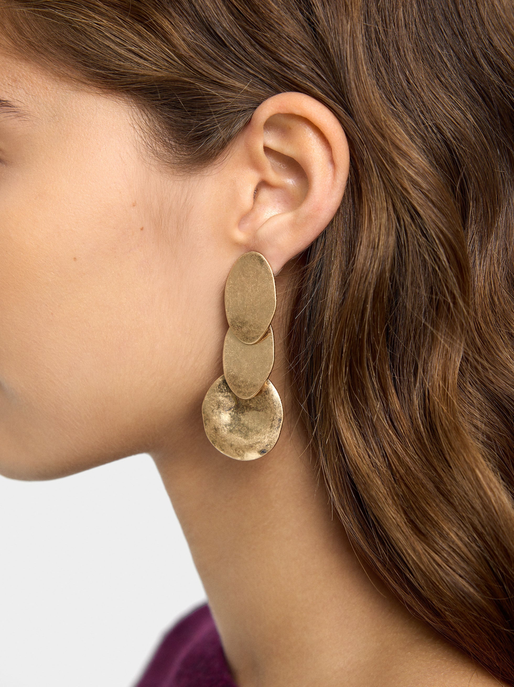 Pendientes Largos Ovalados