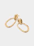 Pendientes Con Aro Irregular