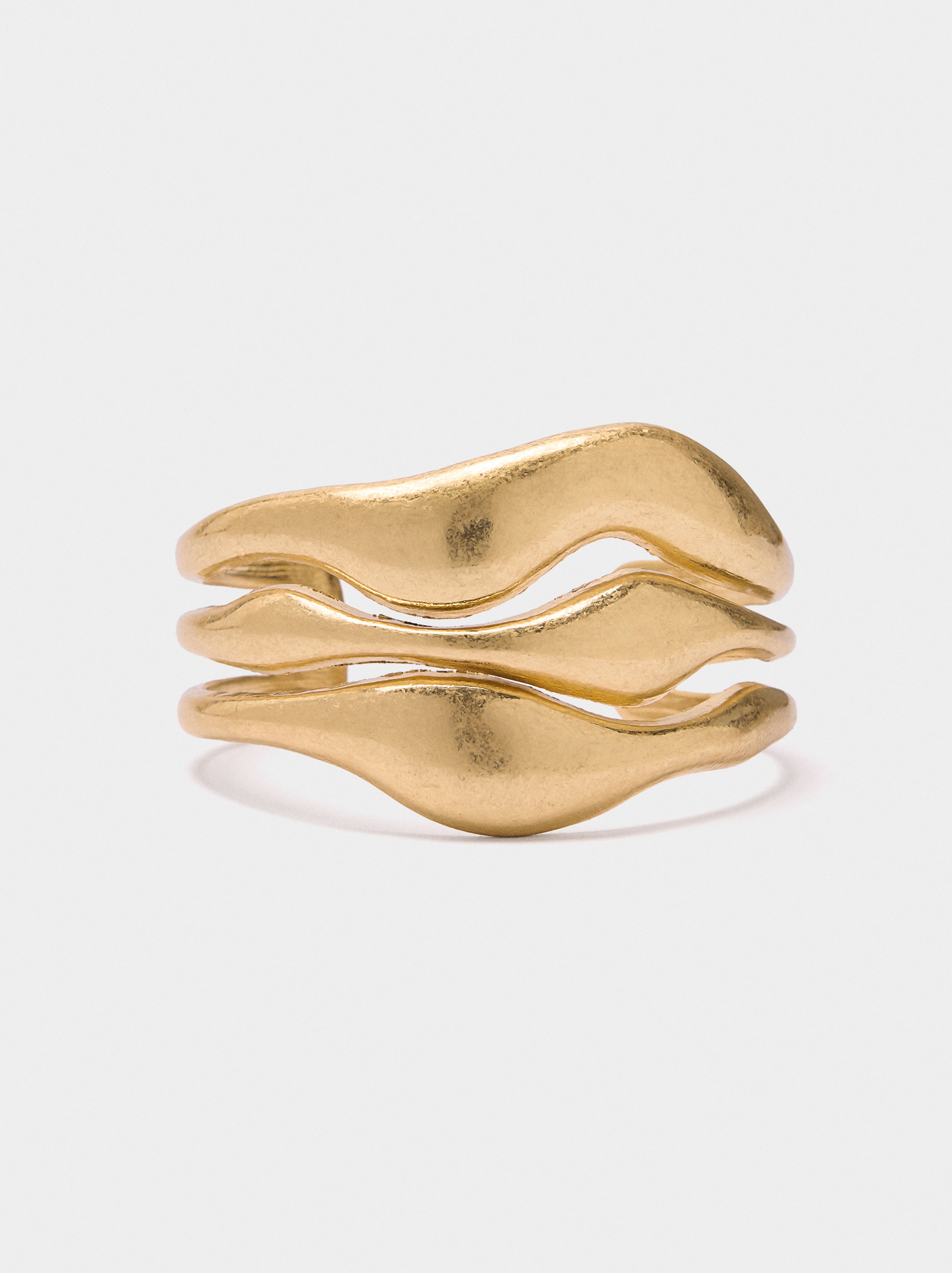 Pulsera Rígida Con Ondas