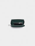 Cartera De Textura Suave Con Cremallera