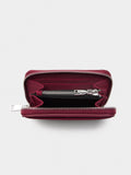 Cartera De Textura Suave Con Cremallera