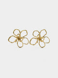 Pendientes De Flor Irregular