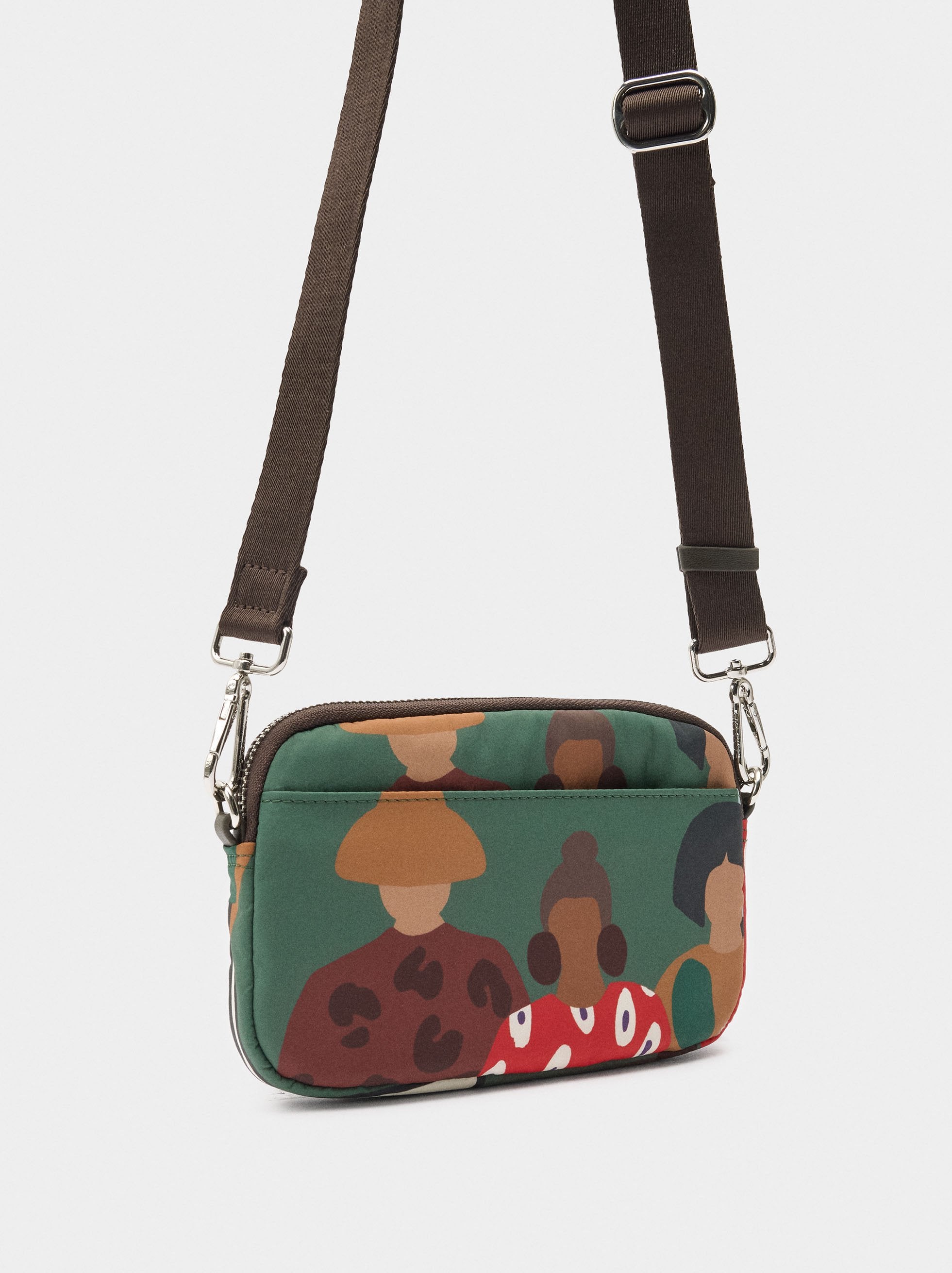 Bolsa Multiusos Estampada De Nylon