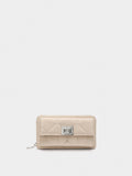 Cartera Acolchoada Con Textura Suave
