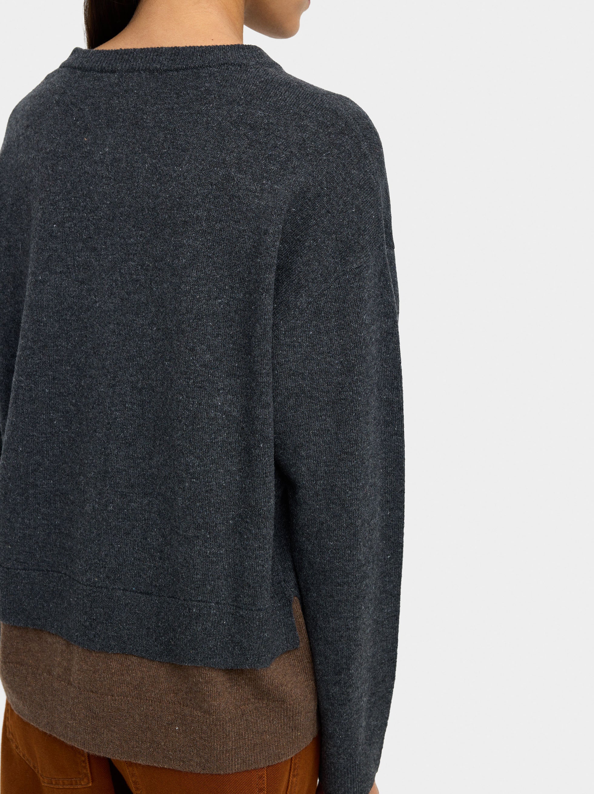 Jersey De Punto Efecto Doble