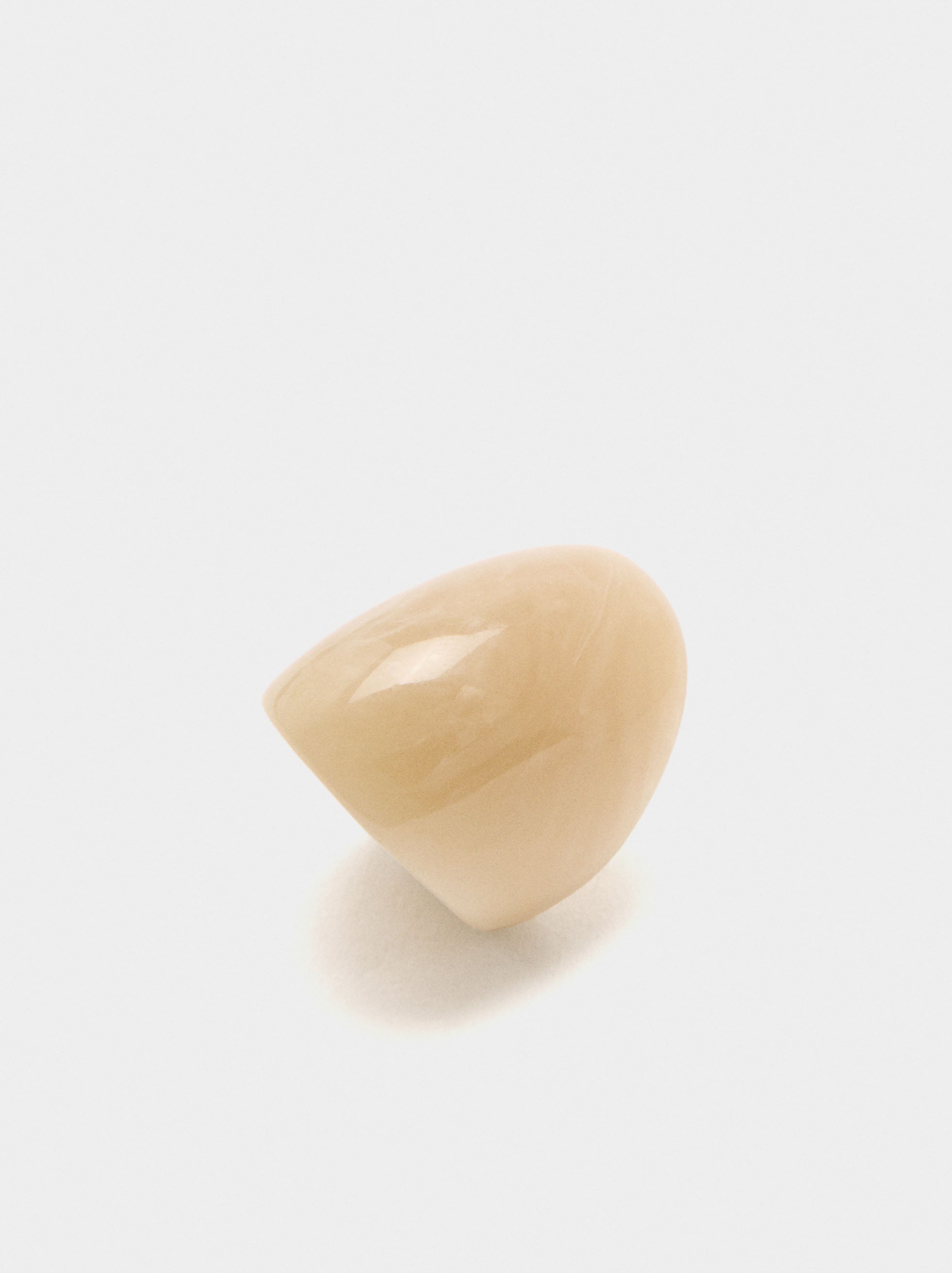 Anillo De Resina Efecto Piedra