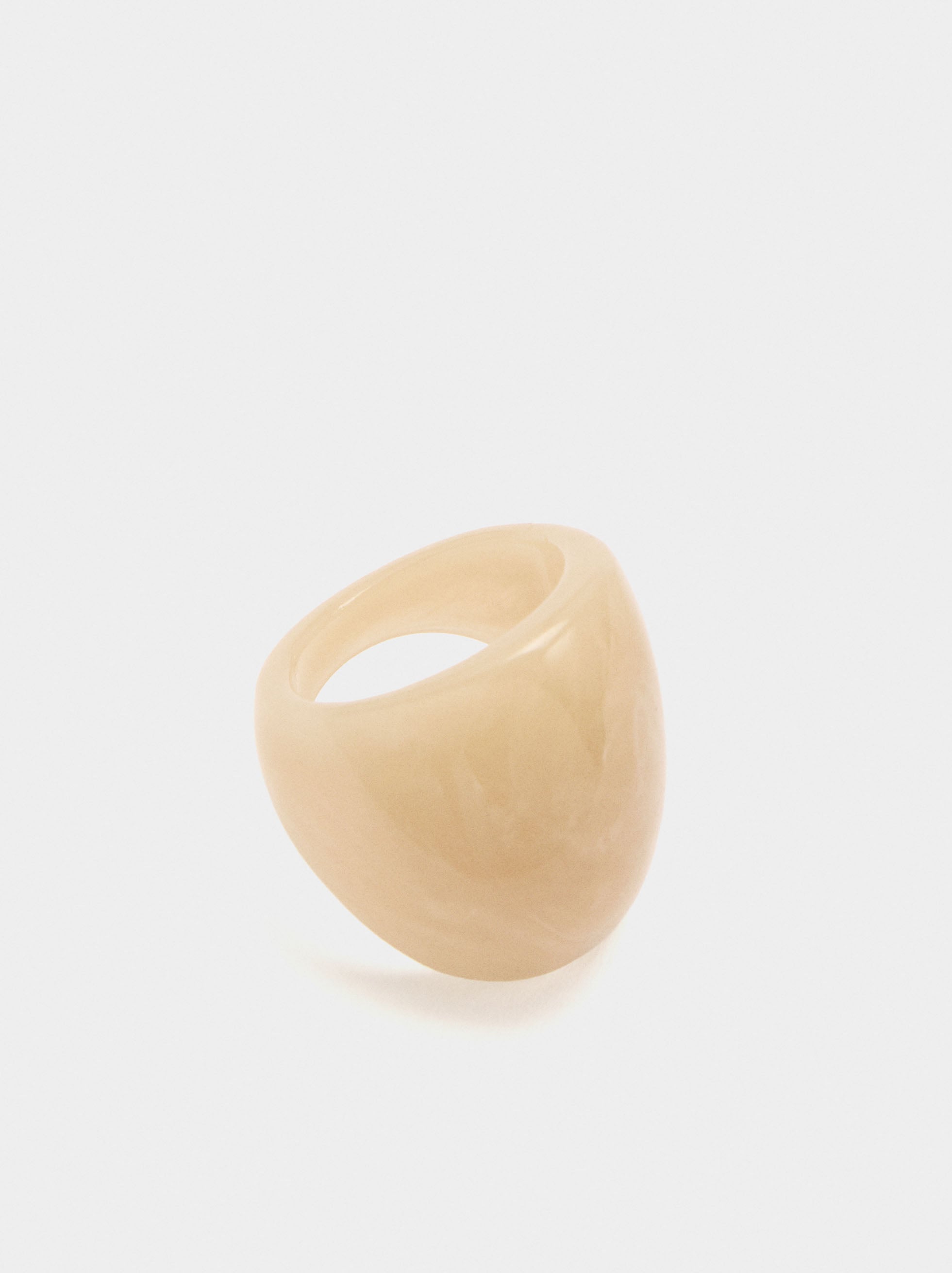 Anillo De Resina Efecto Piedra