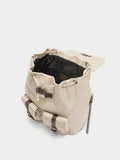 Mochila De Nylon Con Colgante
