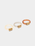 Set De Anillos De Resina