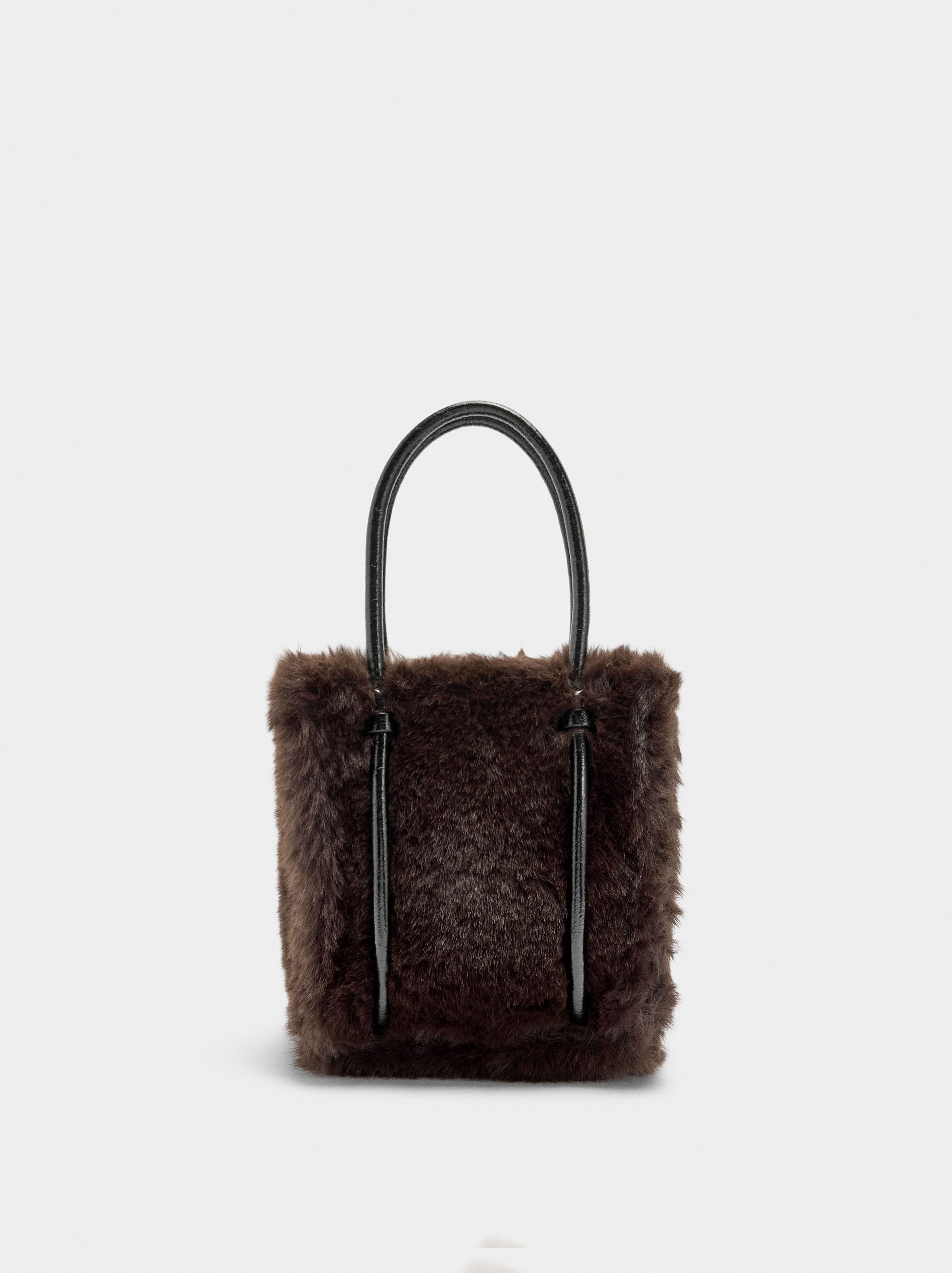 Bolso Tote Efecto Pelo