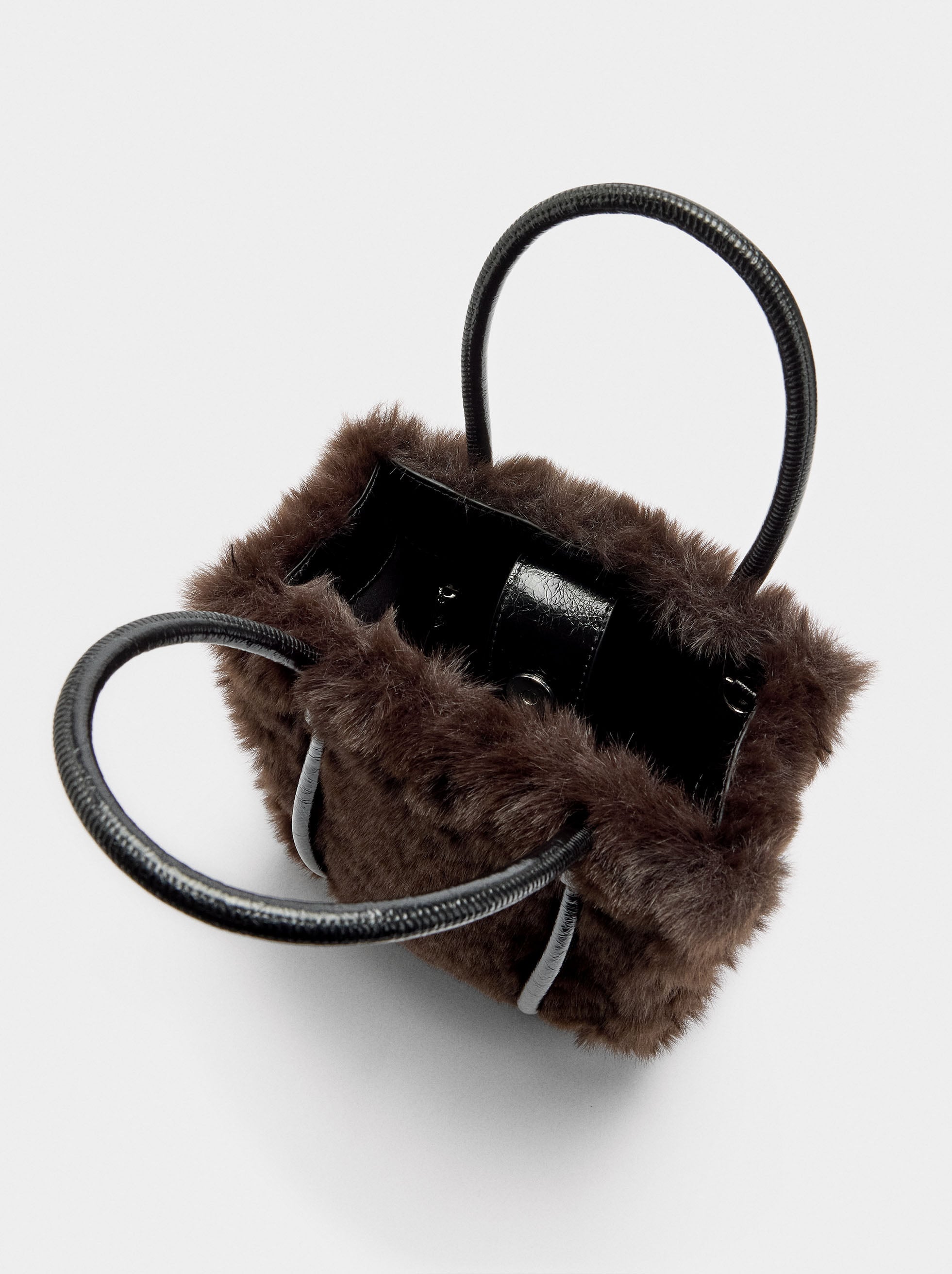Bolso Tote Efecto Pelo