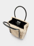 Bolso Tote Efecto Pelo