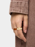Set De Anillos Efecto Piedra