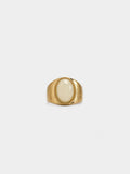 Anillo Ovalado Con Resina