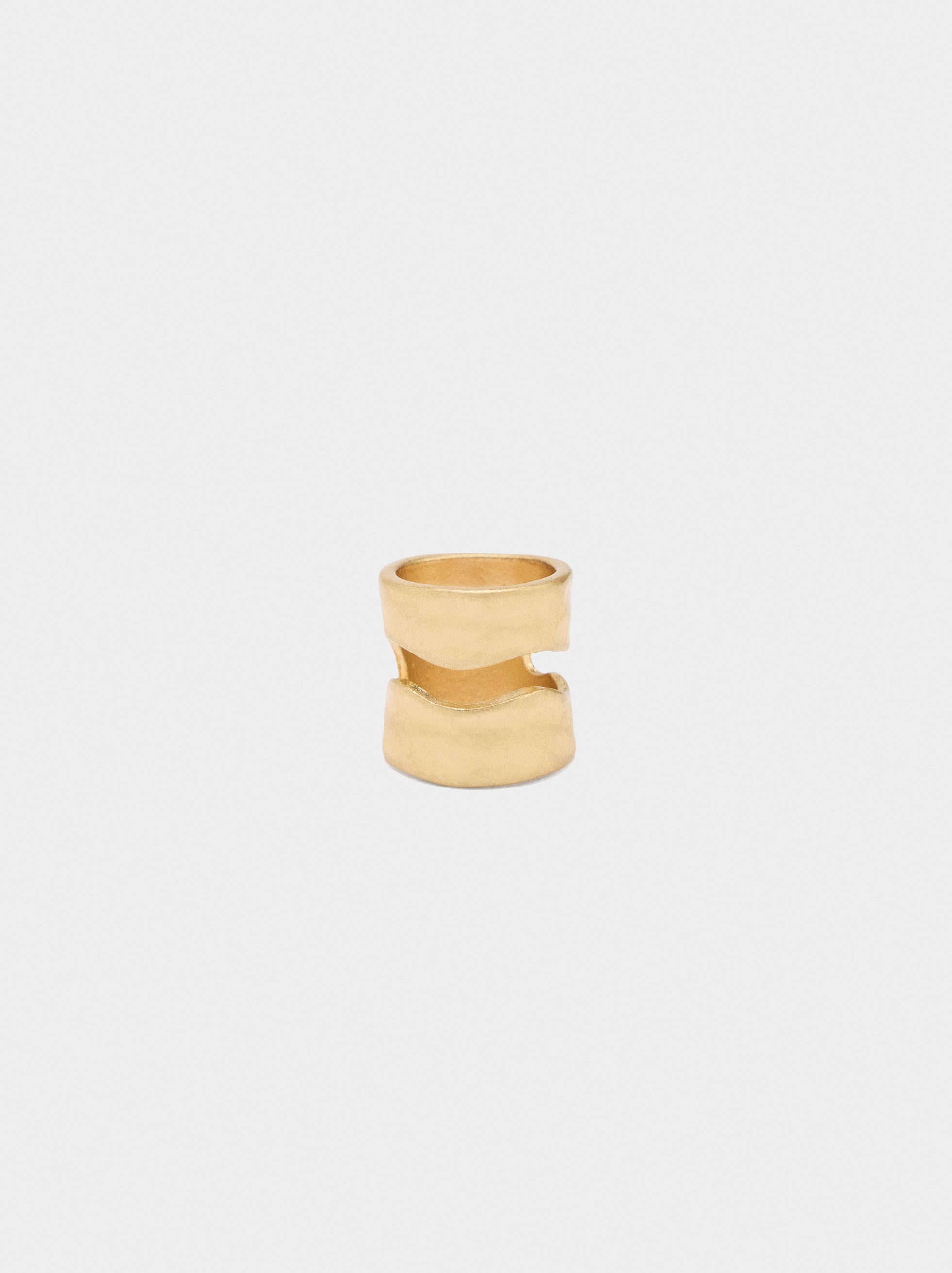 Anillo Ancho Efecto Doble