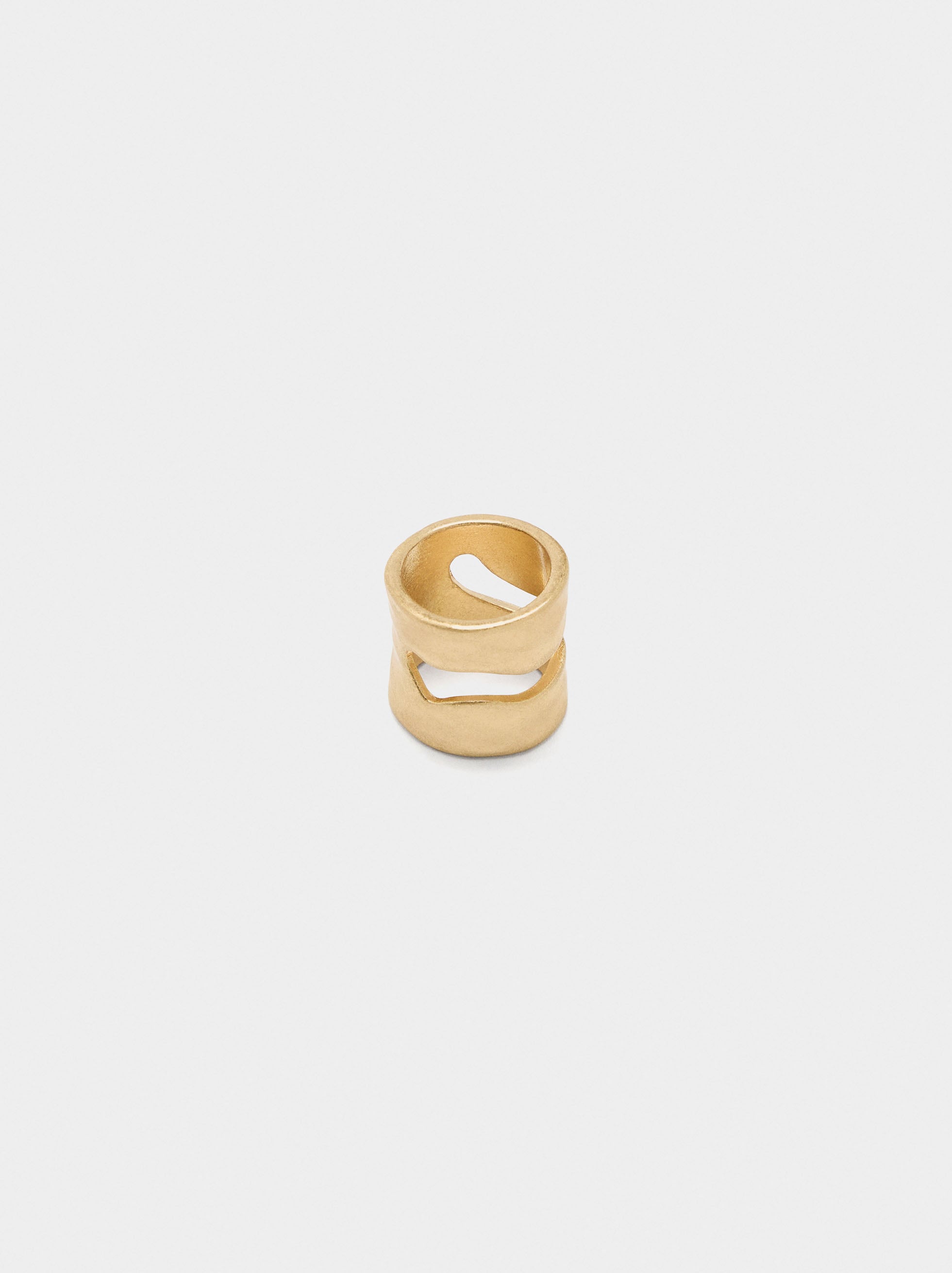 Anillo Ancho Efecto Doble
